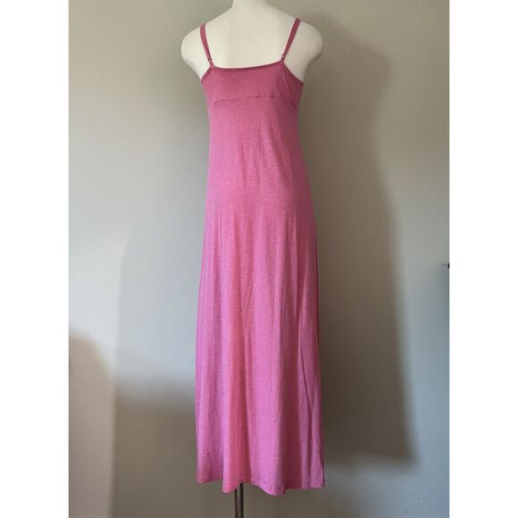 Womens Long Pink Maxi T-Shirt Halter Dress by Xhilaration sz Small - Picture 5 of 7
